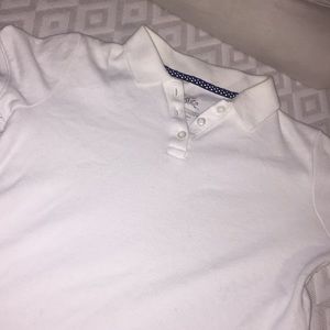 White polo from justice